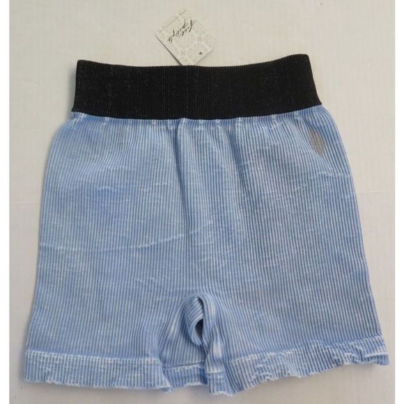 Free People OB822566 Women's Sz XS/S Vintage Clear Skies Prajna Seamless Shorts - Picture 1 of 7